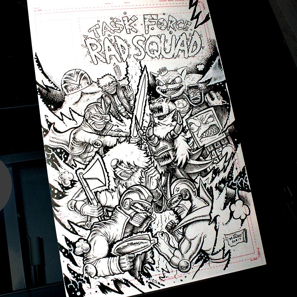 Task Force Rad Squad Trade Paperback Cover Art